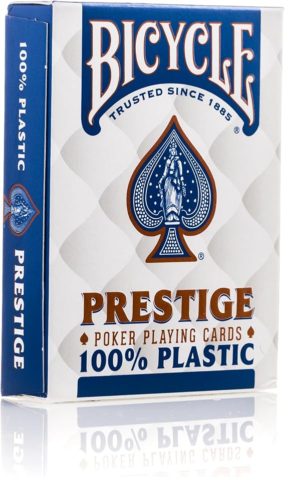 Bicycle Prestige Rider Back %100 Plastik Jumbo Endeks Oyun Kartları