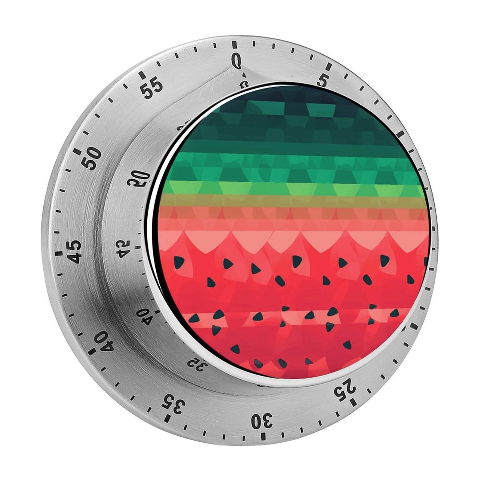 Gradient Watermelon Kitchen Timer for Cooking Chef Cooking Magnetic Timer Loud Alarm Mechanical Desk Stainless Countdown Reminder