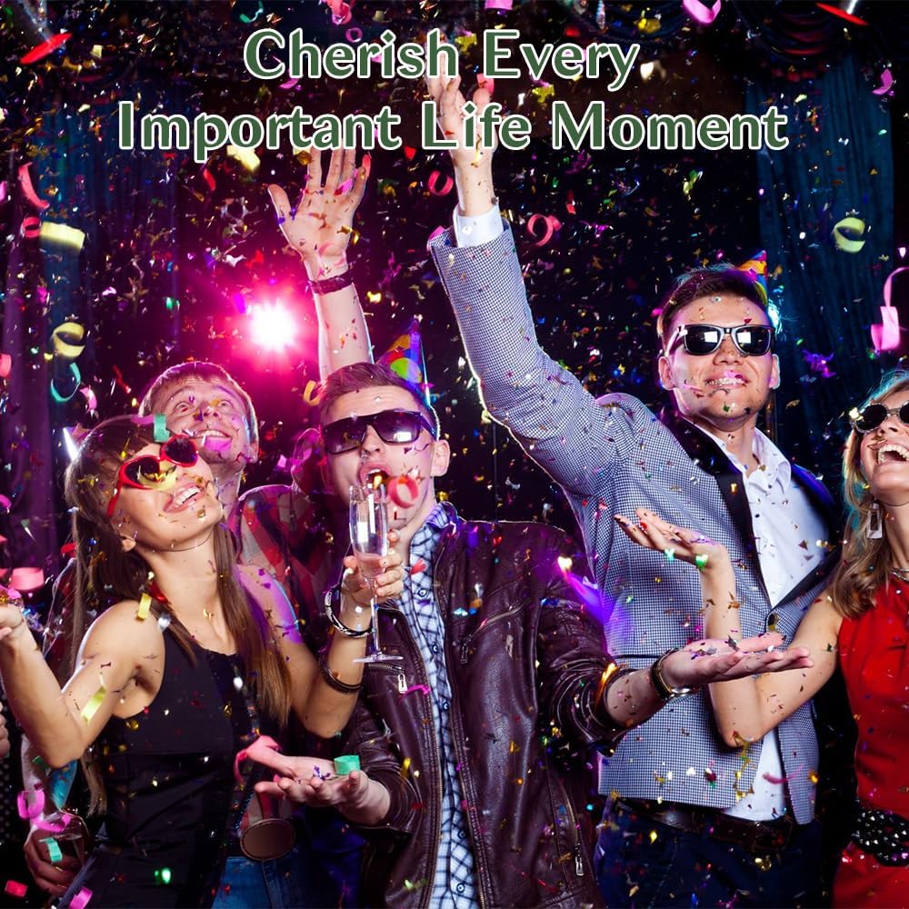 1500W Professional Electric Confetti Machine with Remote & 2.2 lbs Confetti Paper Blower for Weddings, Birthday Parties, Celebrations, Special Events