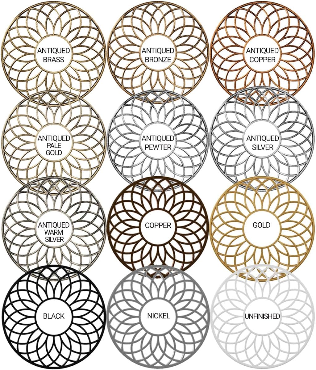 Ekena Millwork CMPP24CN Cannes Architectural Grade PVC Pierced Urethane Ceiling Medallions 24"OD x 8 1/4"ID x 3/4"P