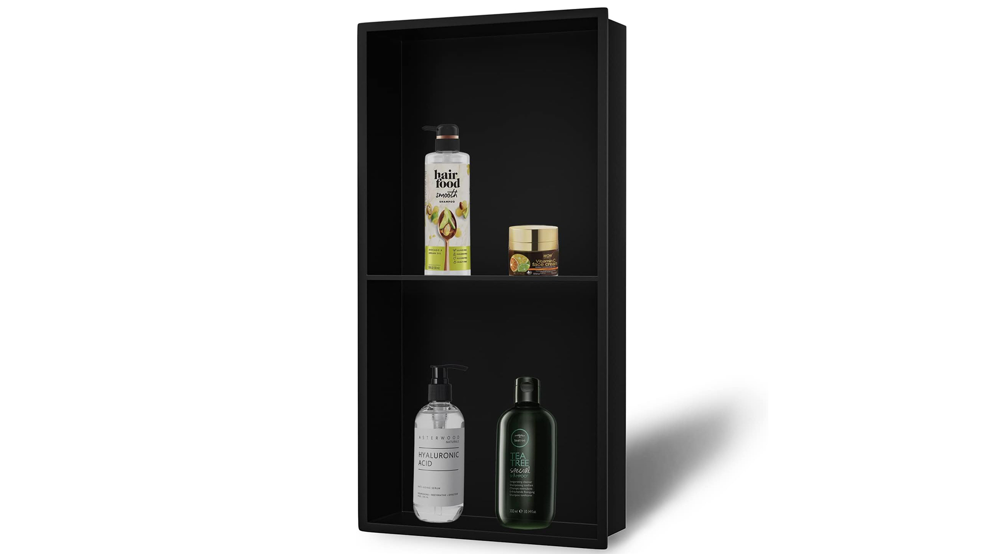 Neodrain No Tile Shower Niche, Stainless Steel Wall Niche 13.1