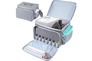 Adjustable Compartments Carry Bag Compatible with Dupray Neat Steamer