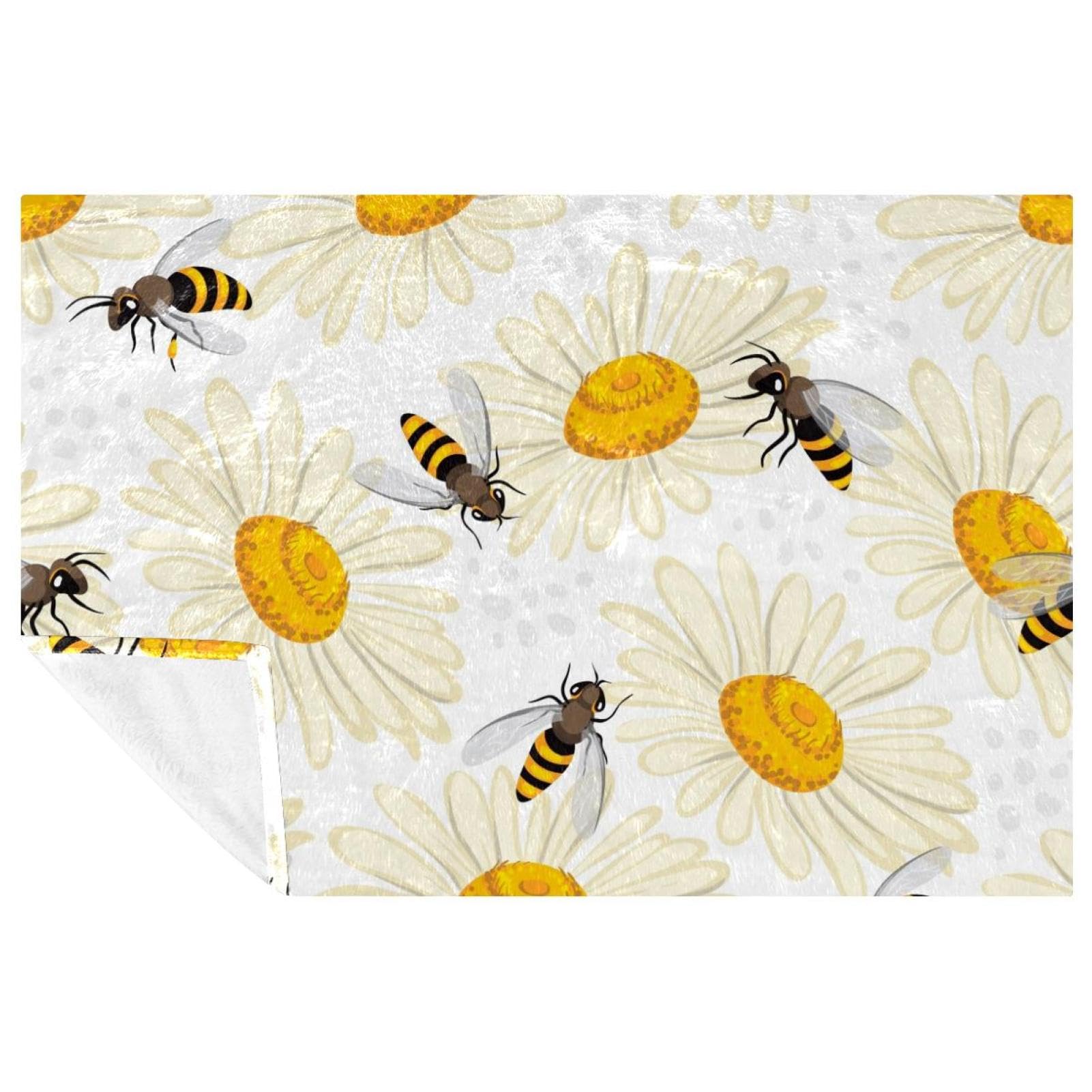 Couverture abeilles douce et chaude : la solution anti-froid pour lit et canapé