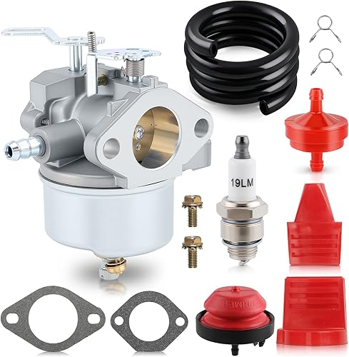 Carbhub 640052 Carburador para Tecumseh 640349 640054 640058 640058A HMSK80 HMSK85 HMSK90 HMSK100 HSMK110 LH318A LH358SA 8HP 9HP 10HP Generador