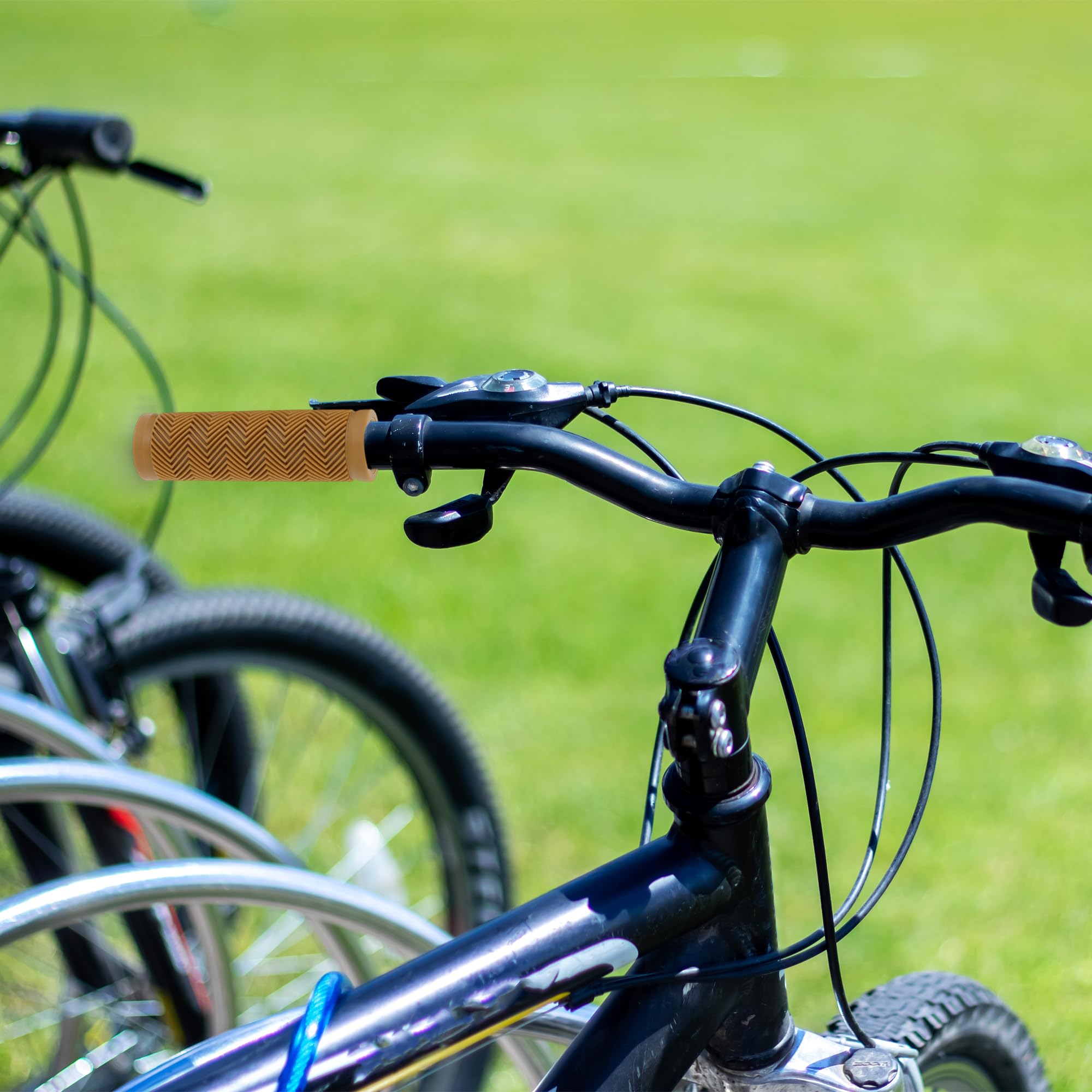 BULLSPANN Fahrradgriffe Ergonomisch - 120mm TPE Griffe Für 22.2mm Lenker