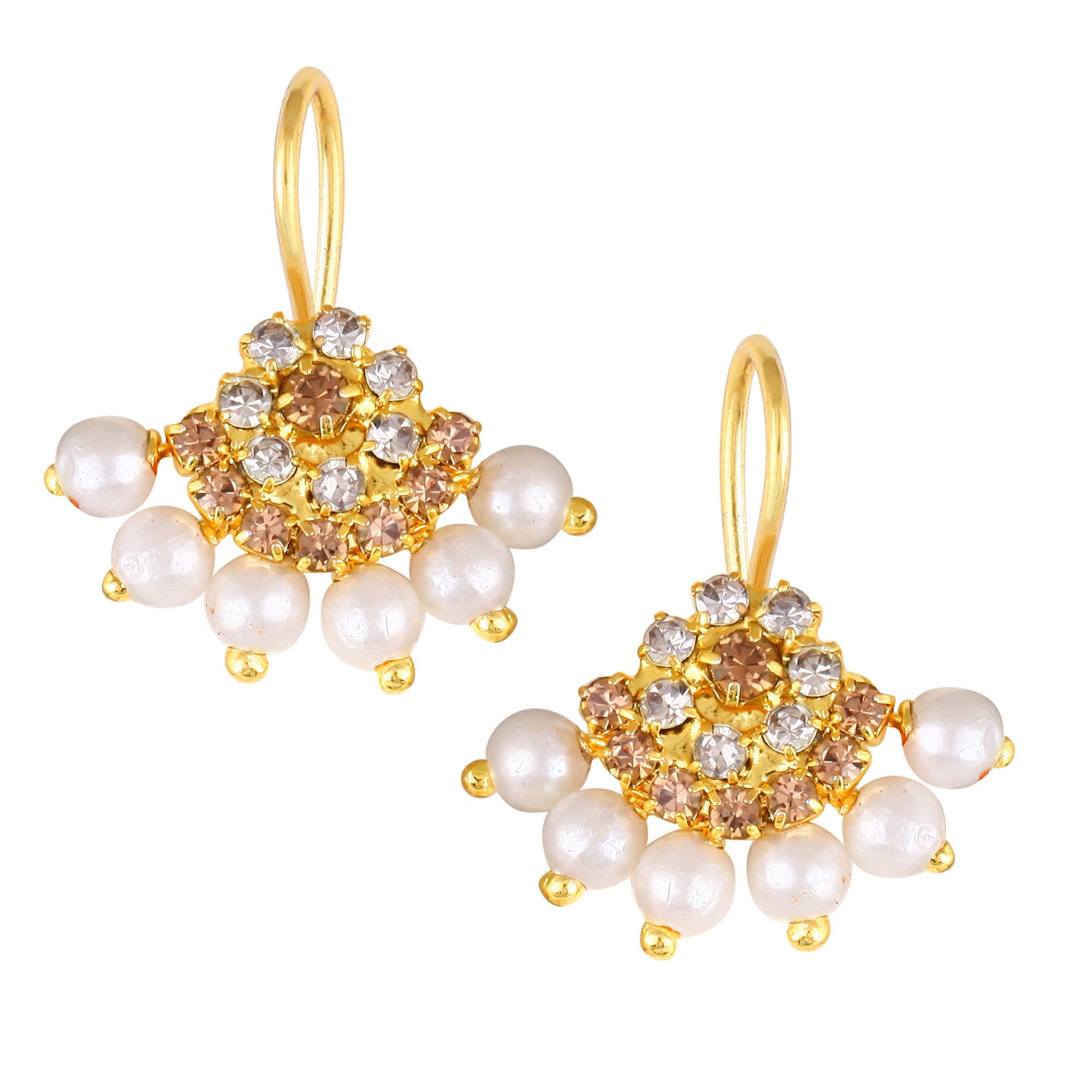 Vighnaharta Maharastrian Culture Bugadi Gold Plated alloy Artificial Stones & Beads Studded PressBugadi Earrings valentine day gift valentineday gift for her gift for him gift for women gift for men love gift gifts ValentinesDay2023 for Women and Gir (B0BGC9J5W9) Amazon Price History, Amazon Price Tracker