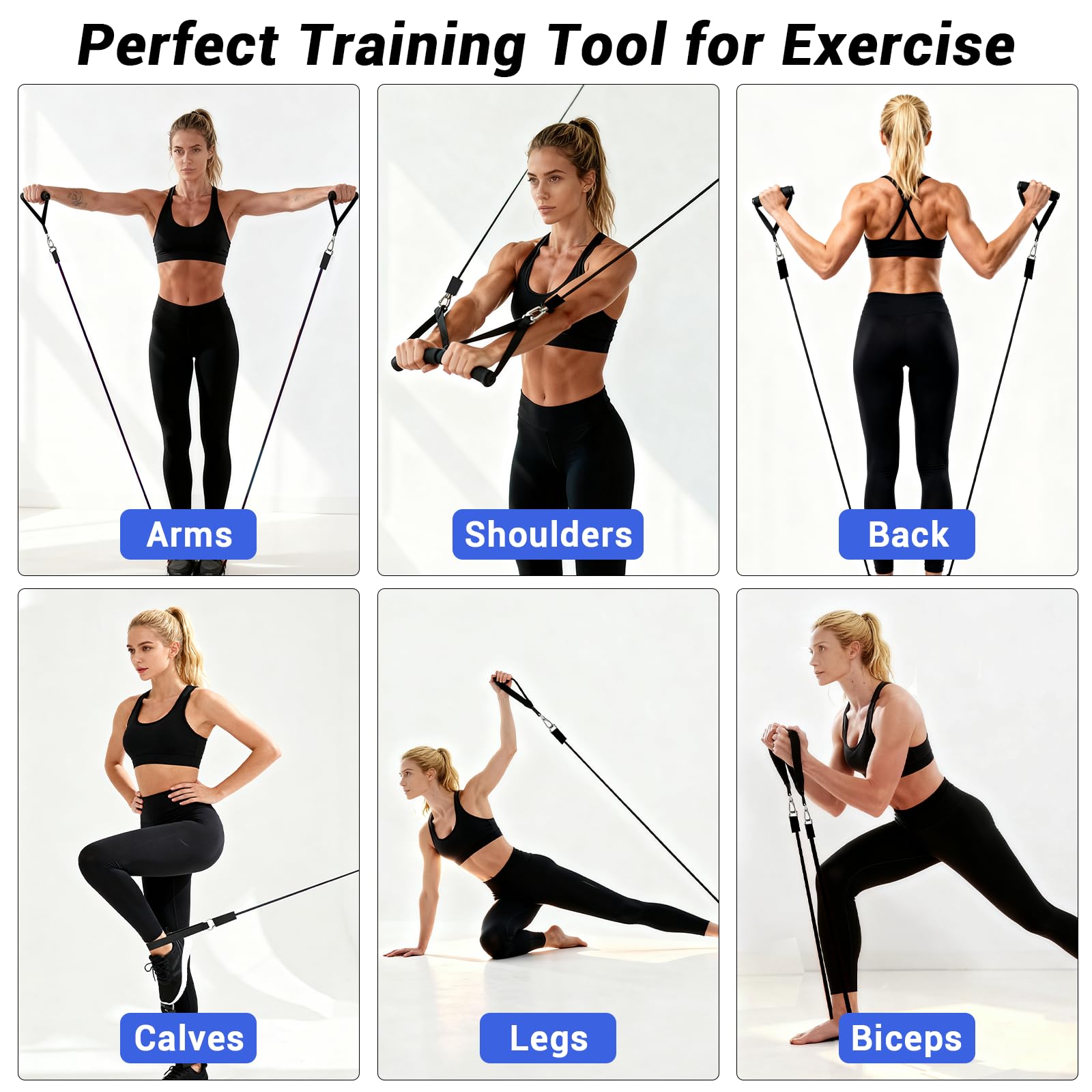 Fascia Elastica Per Sospensione Palestra – Cinghie Elastiche Con Maniglie Resistenza