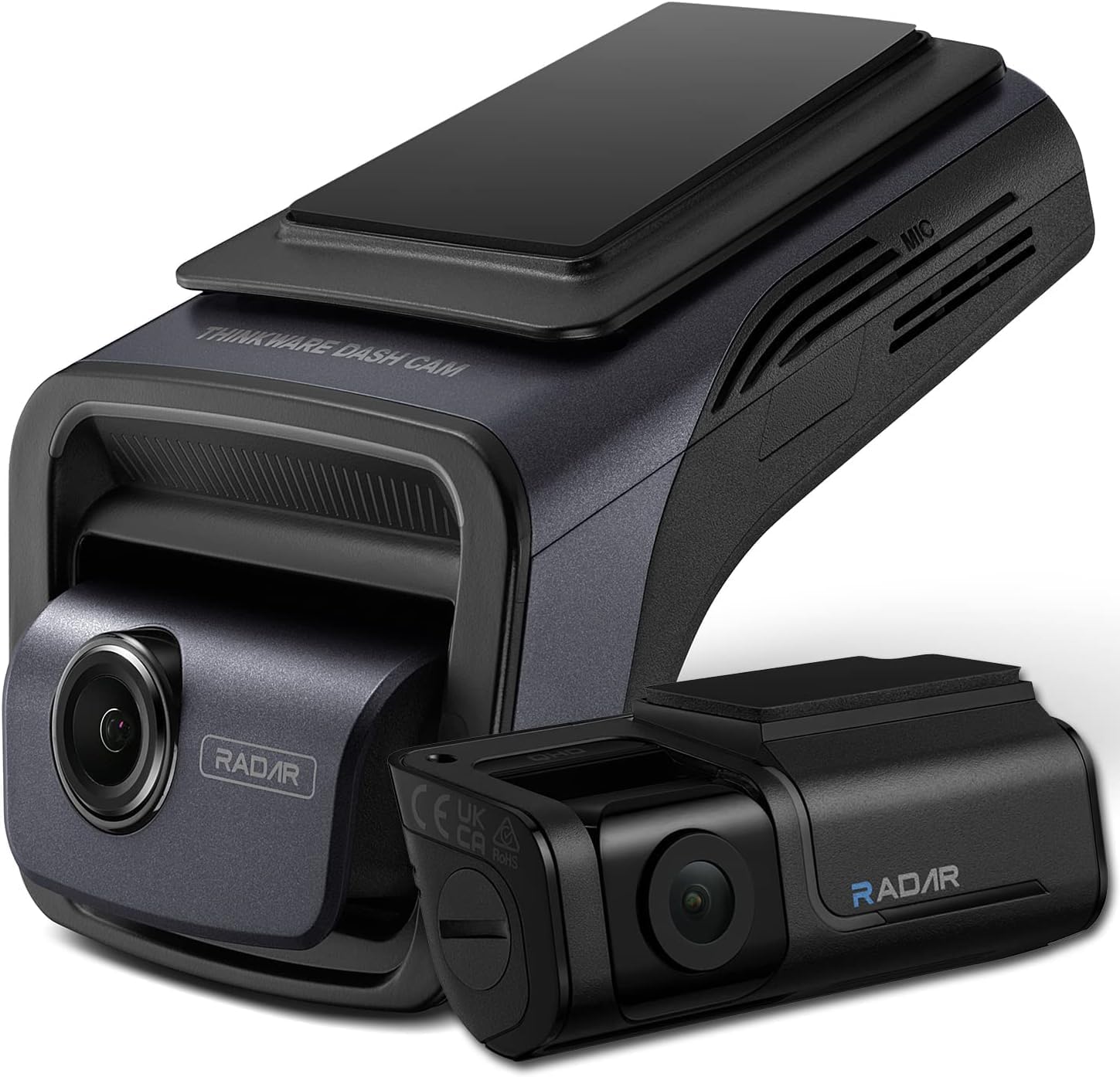 Thinkware U3000 Dual Channel Dash Cam 4K UHD Front and 2K QHD Rear Cam, 156� Wide Angle Dashboard Camera Recorder with G-Sensor, Sony Sensor, Parking Mode, Night Vision 4.0(hardwiring Cable incl)