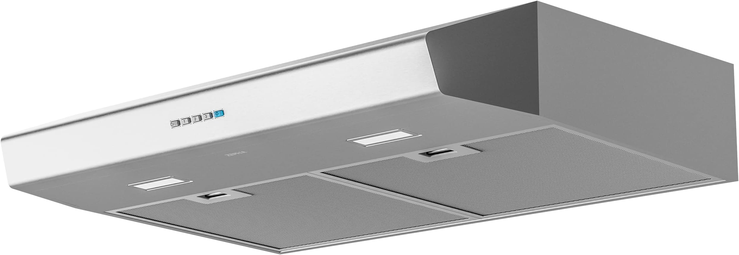 - Under Cabinet Range Hood 30 inch Essentials Breeze II - 400CFM Powerful Kitchen Vent Hood for Stove, Oven - Stainless Steel, 3-speed, LED Lights, Touch Control AK1200CS