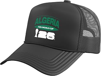 FIFA World CUP26 Algeria Trucker Hat with Adjustable Mesh Back