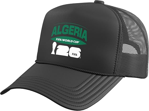 FIFA World CUP26 Algeria Trucker Hat with Adjustable Mesh Back