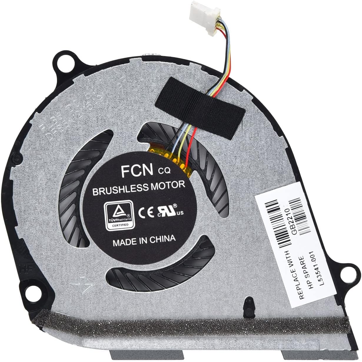 Replacement CPU Cooling Fan for HP Envy X360 15-DS 15-DR 15M-DR 15M-DS, HP 15m-dr1011dx 15m-dr1012dx 15m-ds0011dx 15m-ds0012dx Series Laptop TPN-W142 TPN-W143 Series Lapop P/N: L53541-001