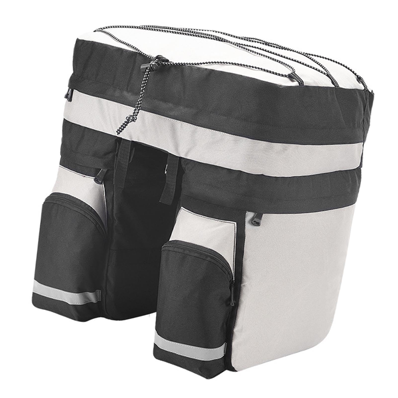 SUNGOOYUE Borsa da Portapacchi per Bici, Borsa Posteriore in Poliestere Impermeabile da 60 Litri, 3 in 1, Multifunzionale, con Copertura Antipioggia per Mountain Bike e Ciclismo