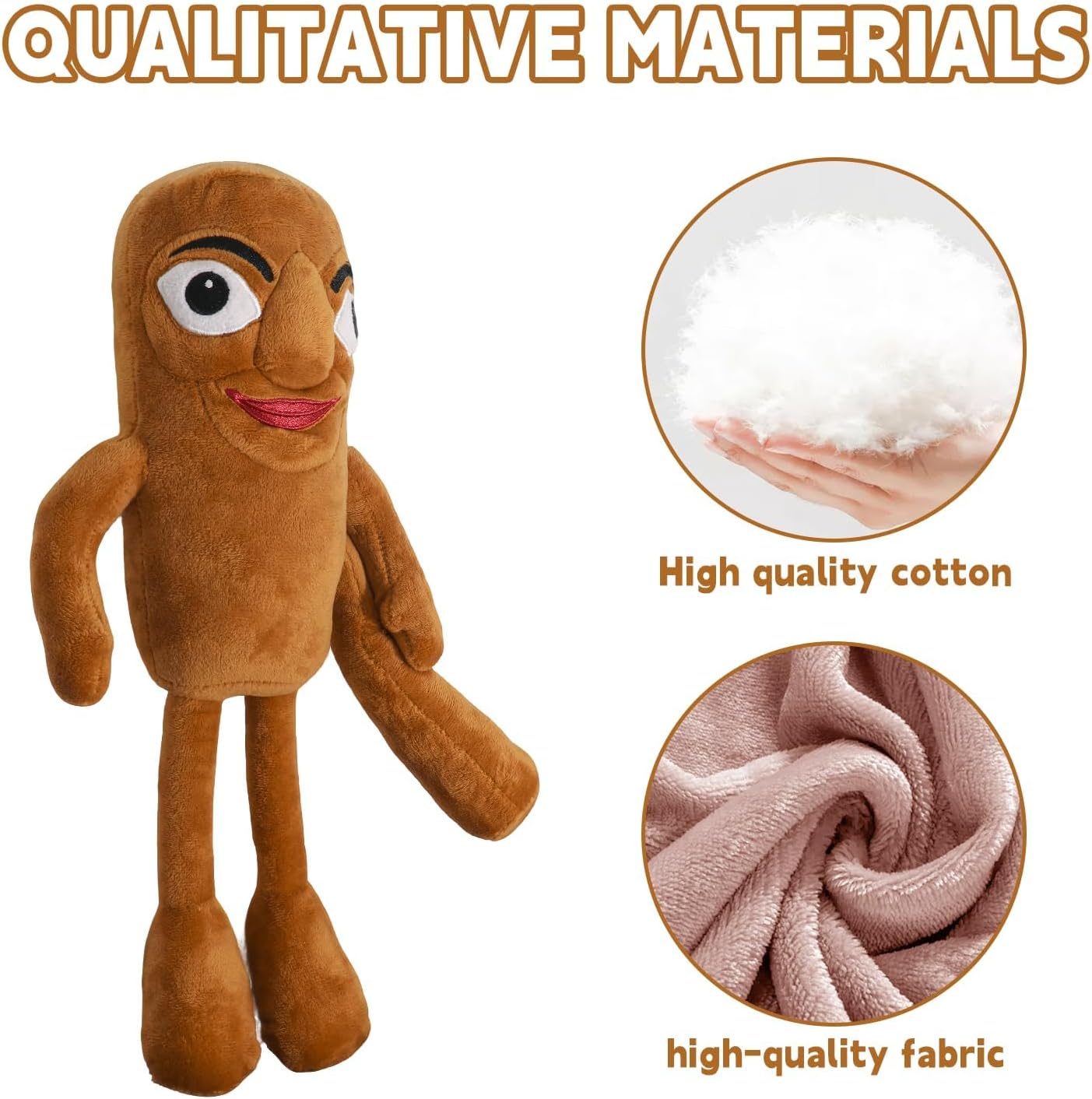 Italian Brainrot,Tung Tung Tung Sahur Plushies Toy 19inch for Fans Gift, Soft Stuffed Animal Pillow for Home Kids' Bedroom Decor, Birthday Christmas Choice for Boys Girls(2PACK) - Image 3