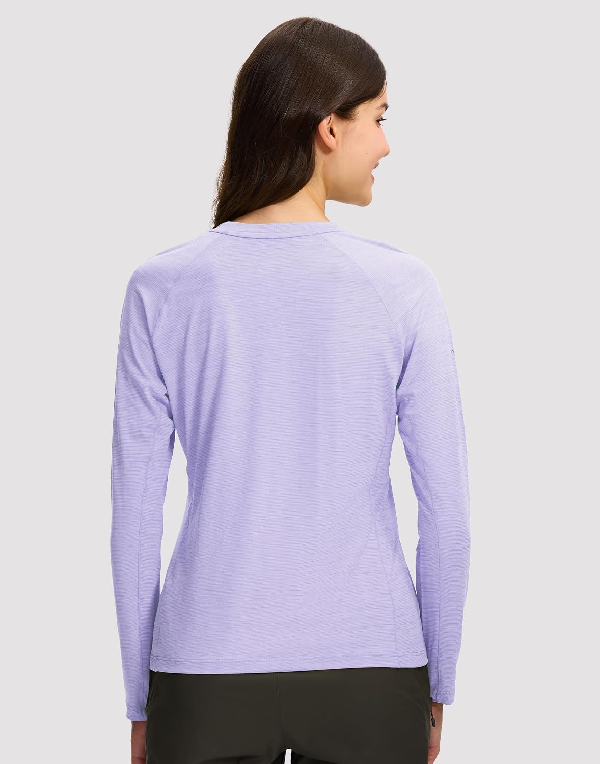Pioneer Camp Women's Quick Dry Workout Shirt Long Sleeve Lightweight Boat Neck Athletic Base Layer Moisture Wicking