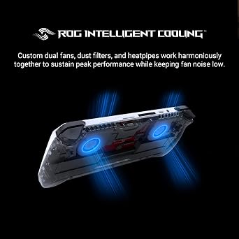 ASUS ROG Ally 7 120Hz FHD 1080p Gaming Handheld Touchscreen AMD Ryzen Z1 Extreme 16GB RAM 512GB White