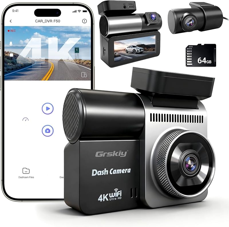 4K Dash Cam Front