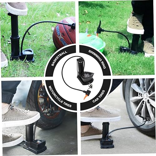 Miniatura 4 de INOOMP Inflador de coche Inflador de neumáticos de coche Inflador de aire de coche Bomba de aire de coche para neumáticos Bomba de bicicleta