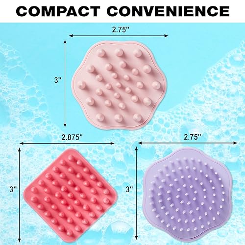 Miniatura 4 de Conair Masajeador de cuero cabelludo - Masajeador de cuero cabelludo para el crecimiento del cabello - Masajeador de cabeza - 3 cabezales de cepillo