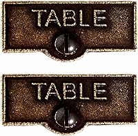 Vista 22 de Placa de interruptor de suministro para renovadores, placa de pared con acabado de latón "UPSTAIRS