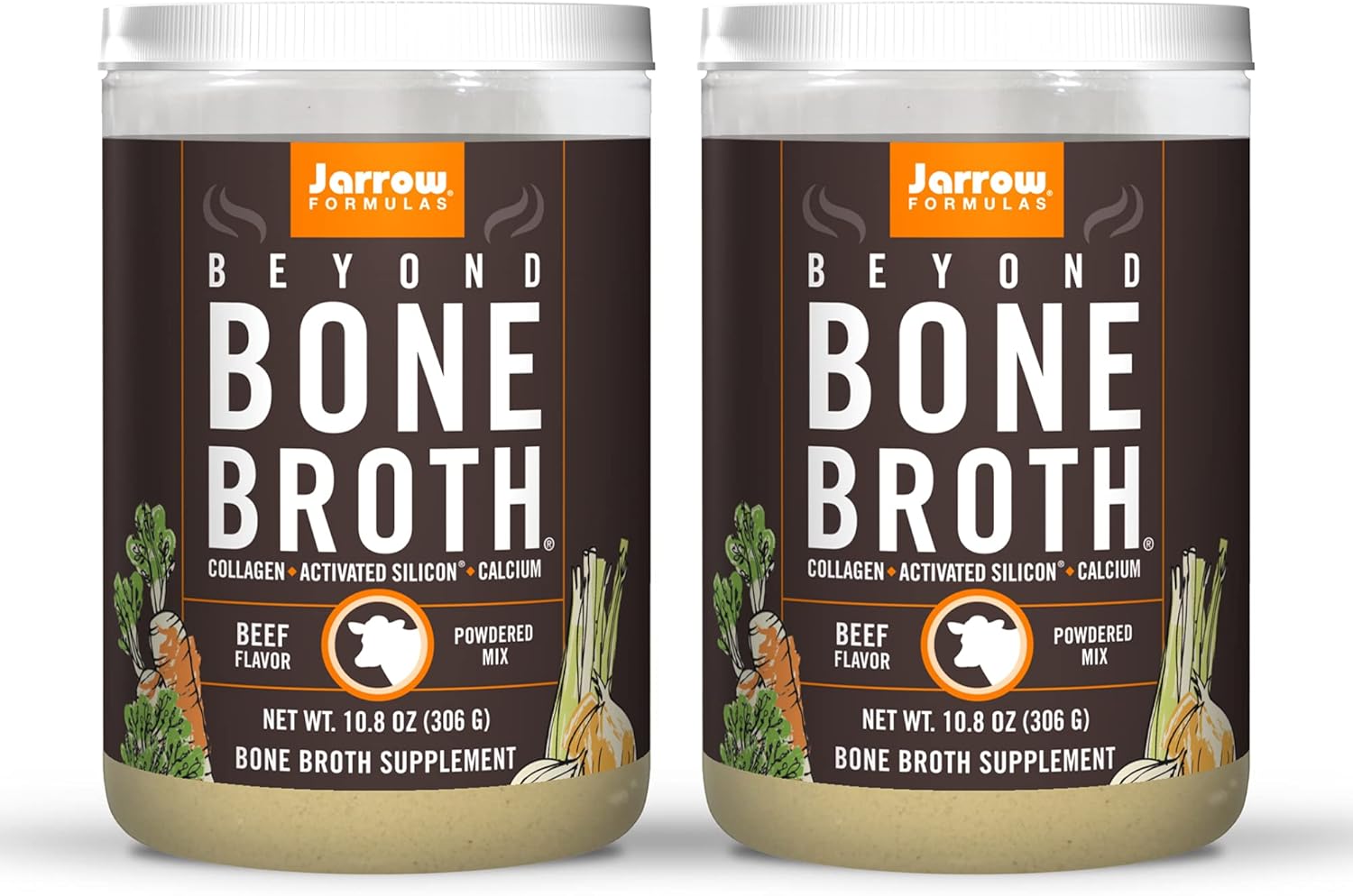 Buy Jarrow Formulas Beyond Bone Broth, Beef Flavor 10.8 oz Powdered