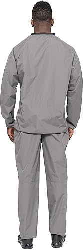 Miniatura 6 de Negash Traje de sauna para hombres, traje de sauna antidesgarro, ligero, impermeable, traje de sauna para boxeo, ejercicio de fitness