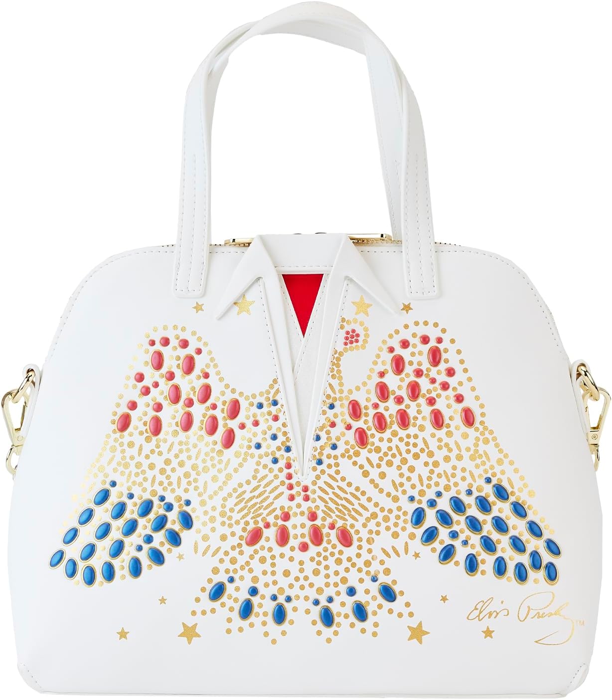 Loungefly Elvis Presley Aloha Jumpsuit Cosplay Crossbody Bag