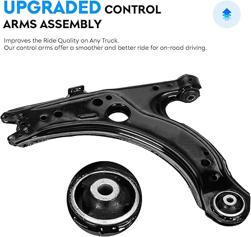 Miniatura 2 de Brazos de control inferiores delanteros + rótulas para Volkswagen Beetle 98-10, para Golf 99-06, para Jetta 99-05, kit de suspensión K640176 K90355