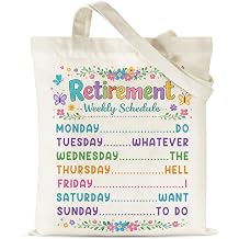 Funny Retirement Gift for Woman - Retired Tote Bag Gifts for Women