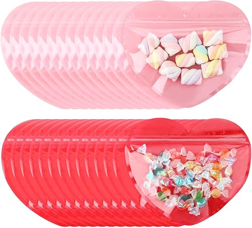 Yexiya 50 bolsas de regalo de San Valentín, bolsas de regalo de San Valentín, bolsas de regalo de San Valentín, bolsas de dulces de San Valentín,