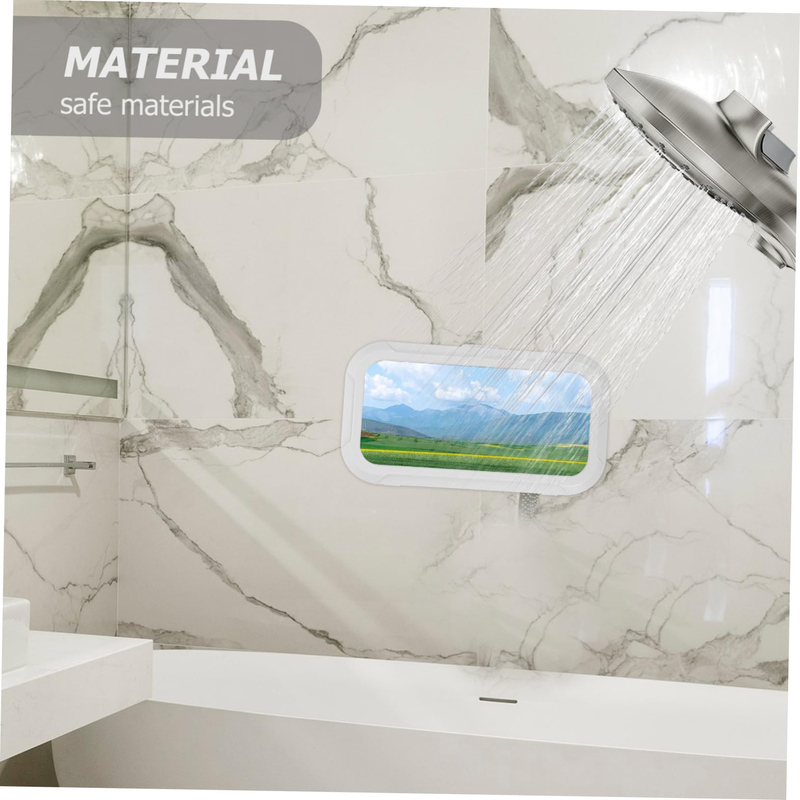 DOITOOL 4stücke Handyhalterung Für Badezimmer Verstellbare wasserdichte Smartphone Halterung Mit Drehfunktion Für Dusche Und Bad Praktischer Und Stylischer Telefonständer