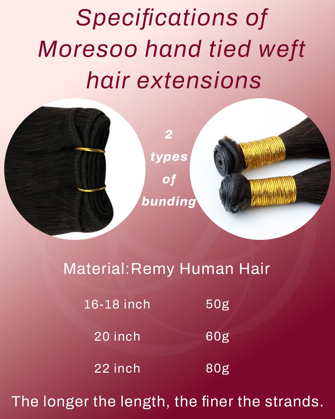 Moresoo Weft Hair Extensions Real Human Hair Medium Brown Highlighted Platinum Blonde Sew in Human Hair Extensions Brown to Blonde Full Head Remy Straight 18 Inch 100g/Pack #P6/60 — view 66