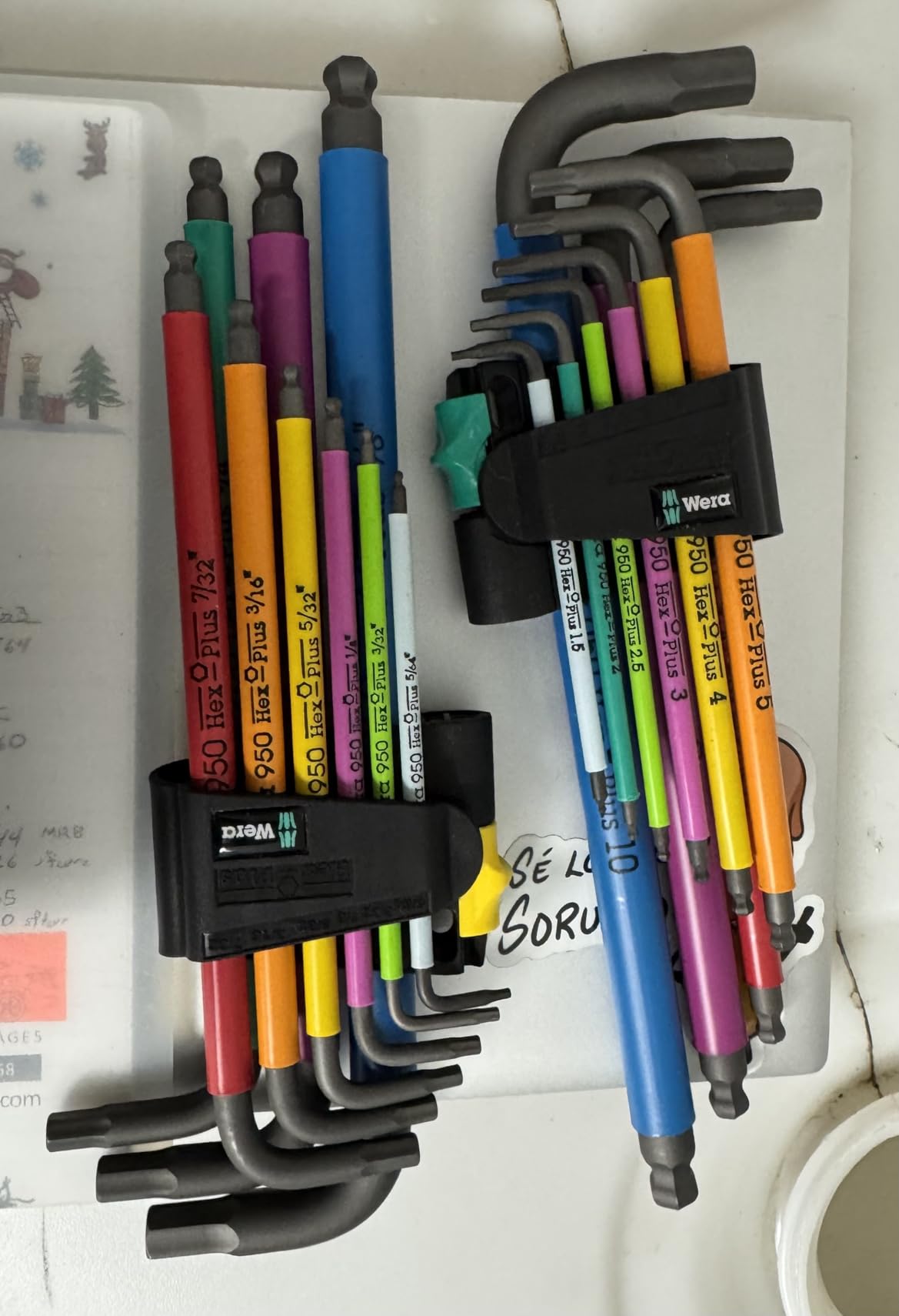 Wera Tools 05073593001 950 SPKL/9 SM N SB Long ARM HEX Key Set, One Size, Multi photo review