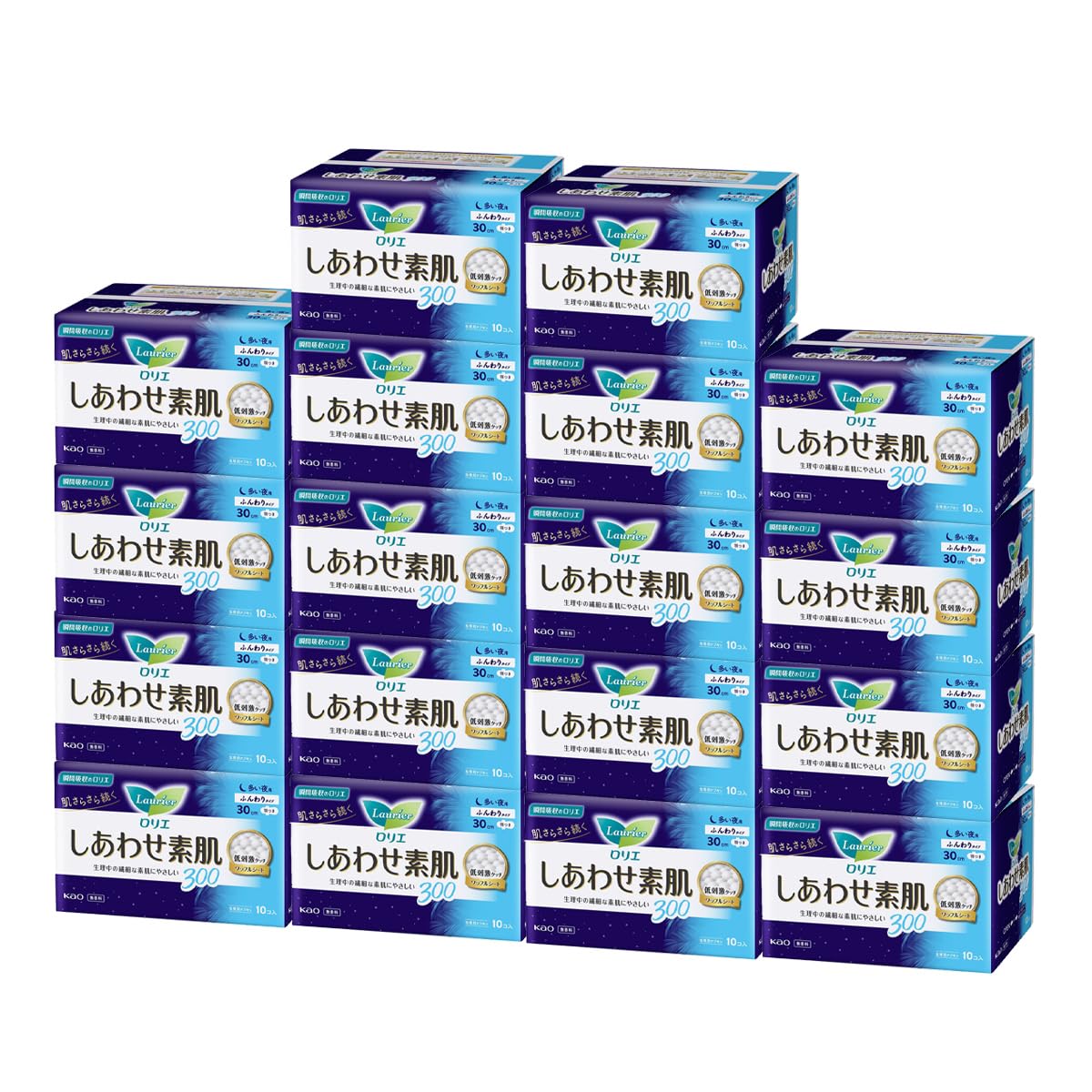 生活用品7個セット Amazon | 【18包セット】花王 ロリエ しあわせ素肌 超スリム