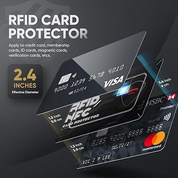 VULKIT 5 Pack RFID Blocking Cards, RFID/NFC Protectors NFC Contactless Protection Wallet Shield Travel Essentials