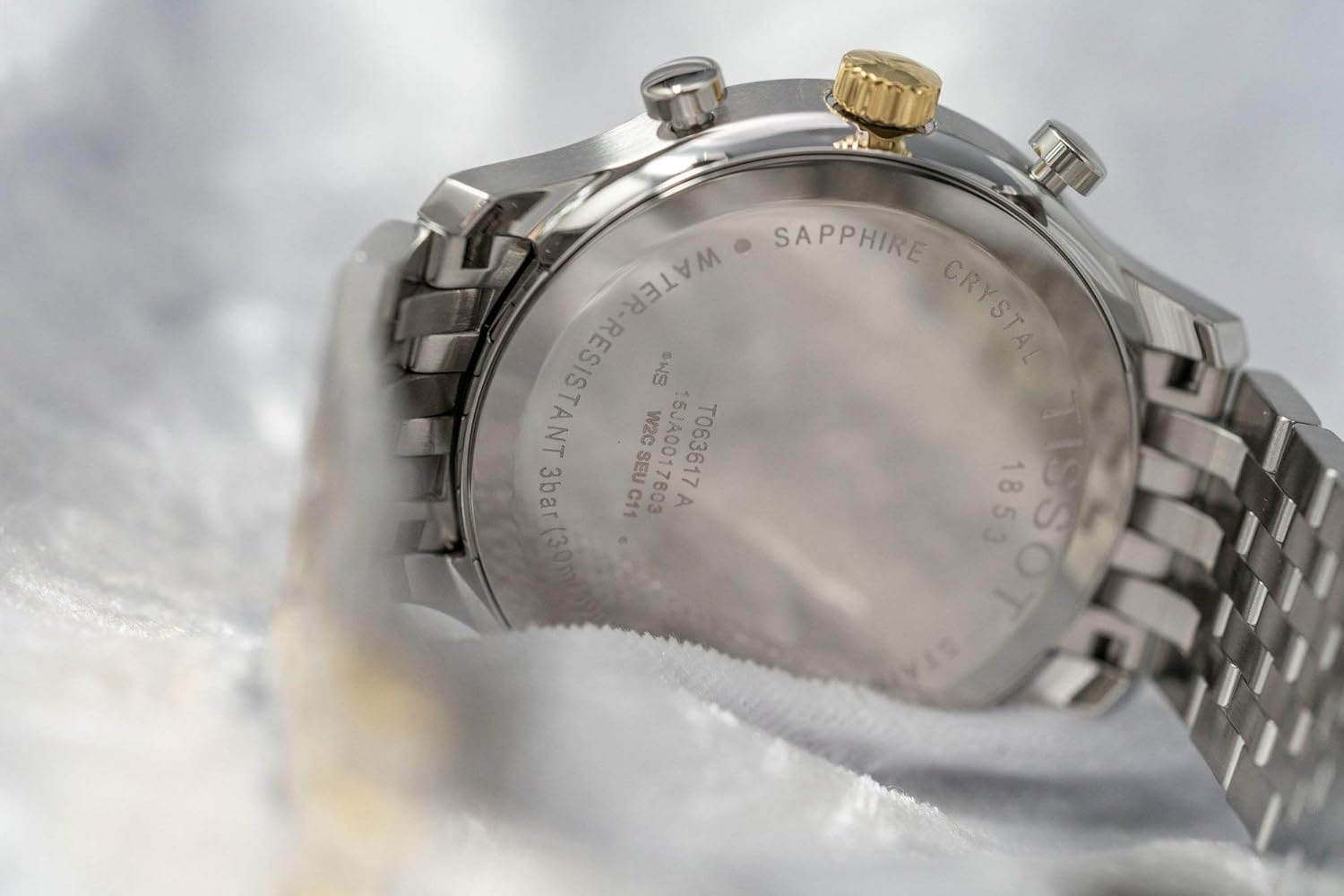 Super Deal Product Tissot T-Classic Tradition Two-Tone Chronograph Men's Watch T0636172203700 Amazon Crazy 🔥 Deals Tissot T-Classic Tradition Two-Tone Chronograph Men's Watch T0636172203700