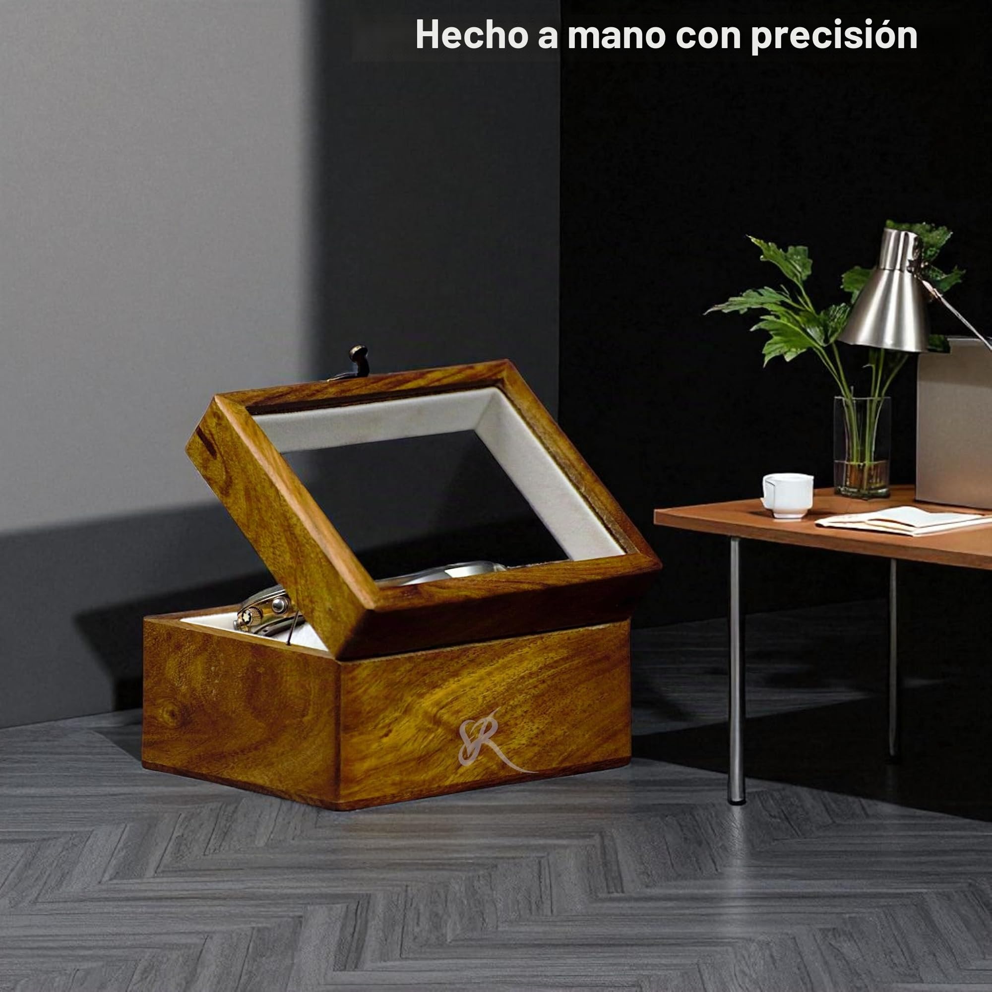 Organizador de relojes, caja de reloj para hombres, caja de reloj de madera, organizador de relojes para hombres y mujeres, caja de reloj de madera, regalo para él, día del padre, aniversario, regalo