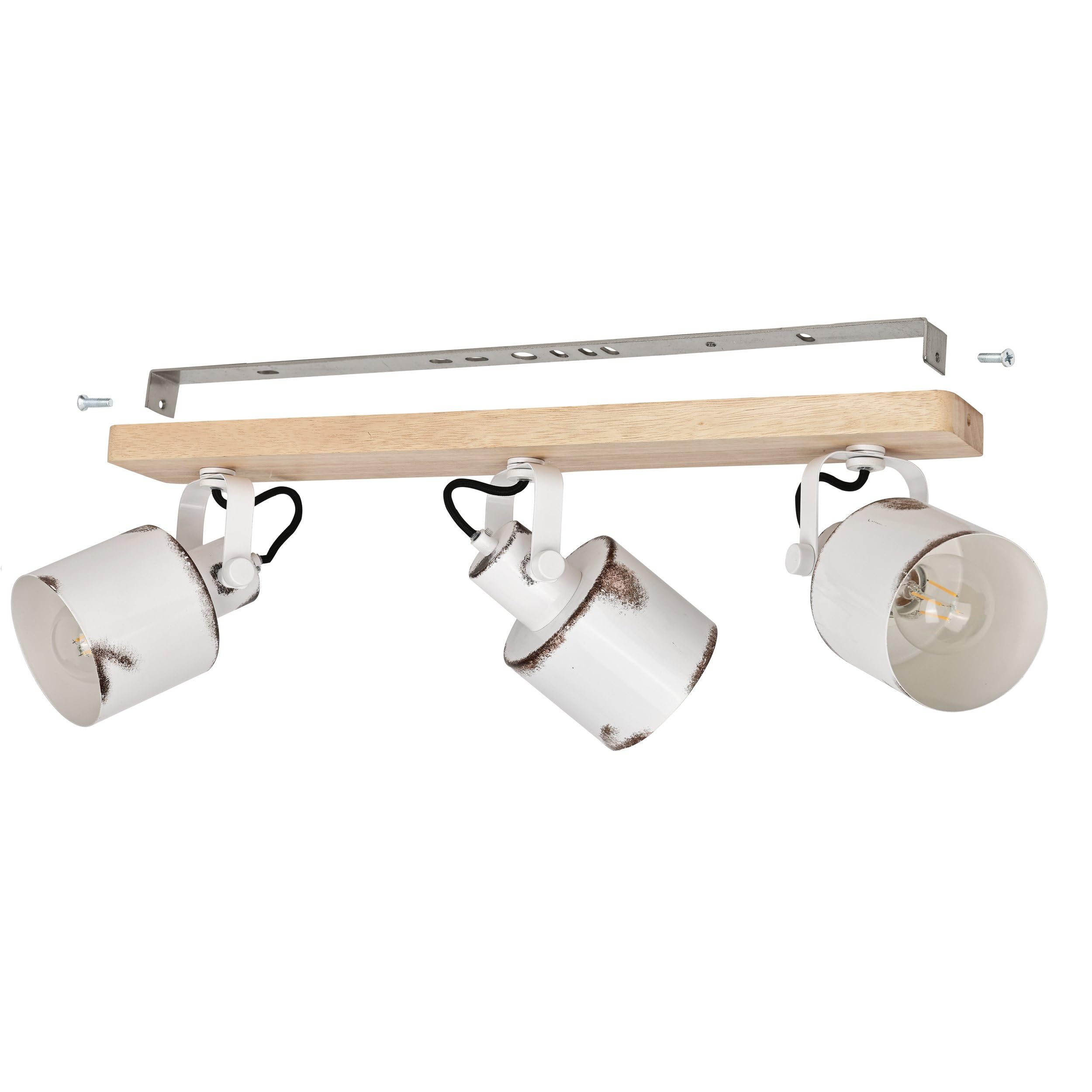 Eglo Rail spot Kilburn, rampe de 3 spots orientables, FSC100HB, barre de