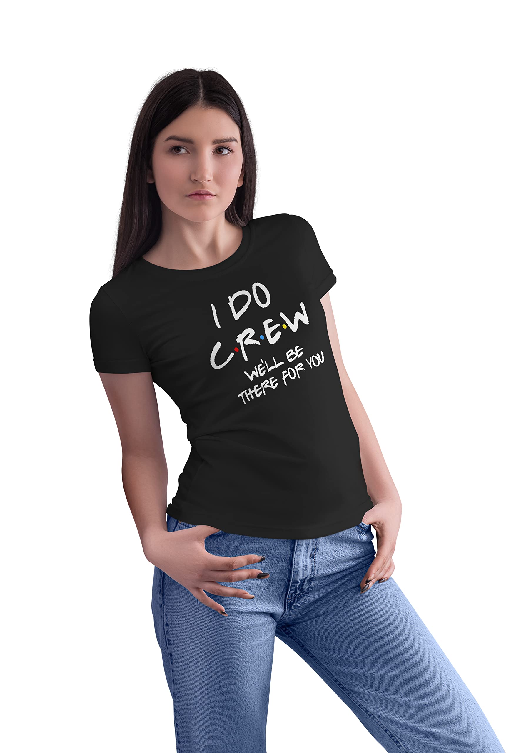 VoiletRBachelorette Party Friends Theme Bride and Crew 100% Cotton Tshirts | Bachelorette Party Tshirts