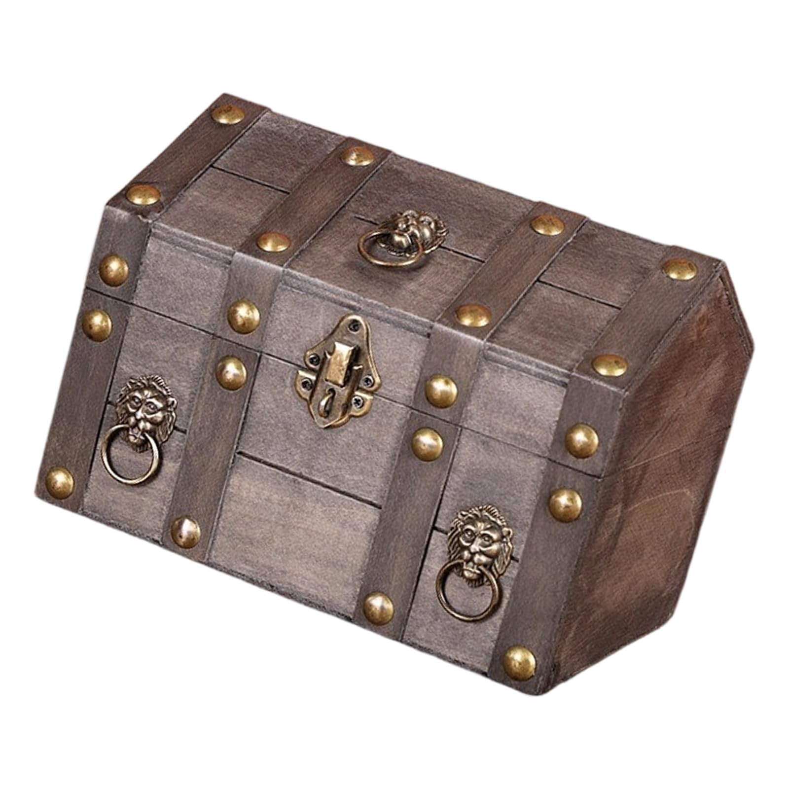 Snorvixre Spacious Wood Storage Box for Jewelry Watches Featuring Antique Look for Home Decoration Multipurpose Box