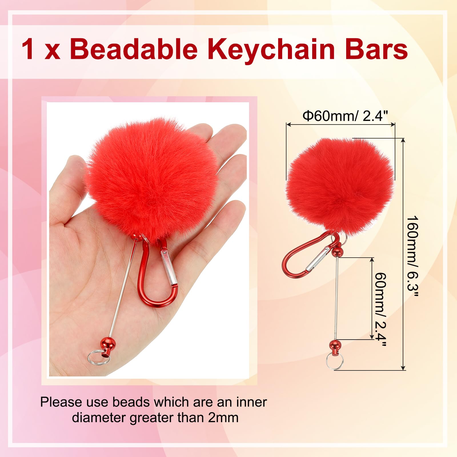 PATIKIL Beadable Keychain Bars - Image 2