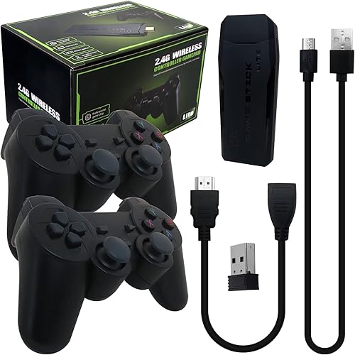 Consola de juegos portátil retro inalámbrica actualizada, consola de juegos retro M8 incorporada más de 20,000 juegos, equipada con 9 simuladores,