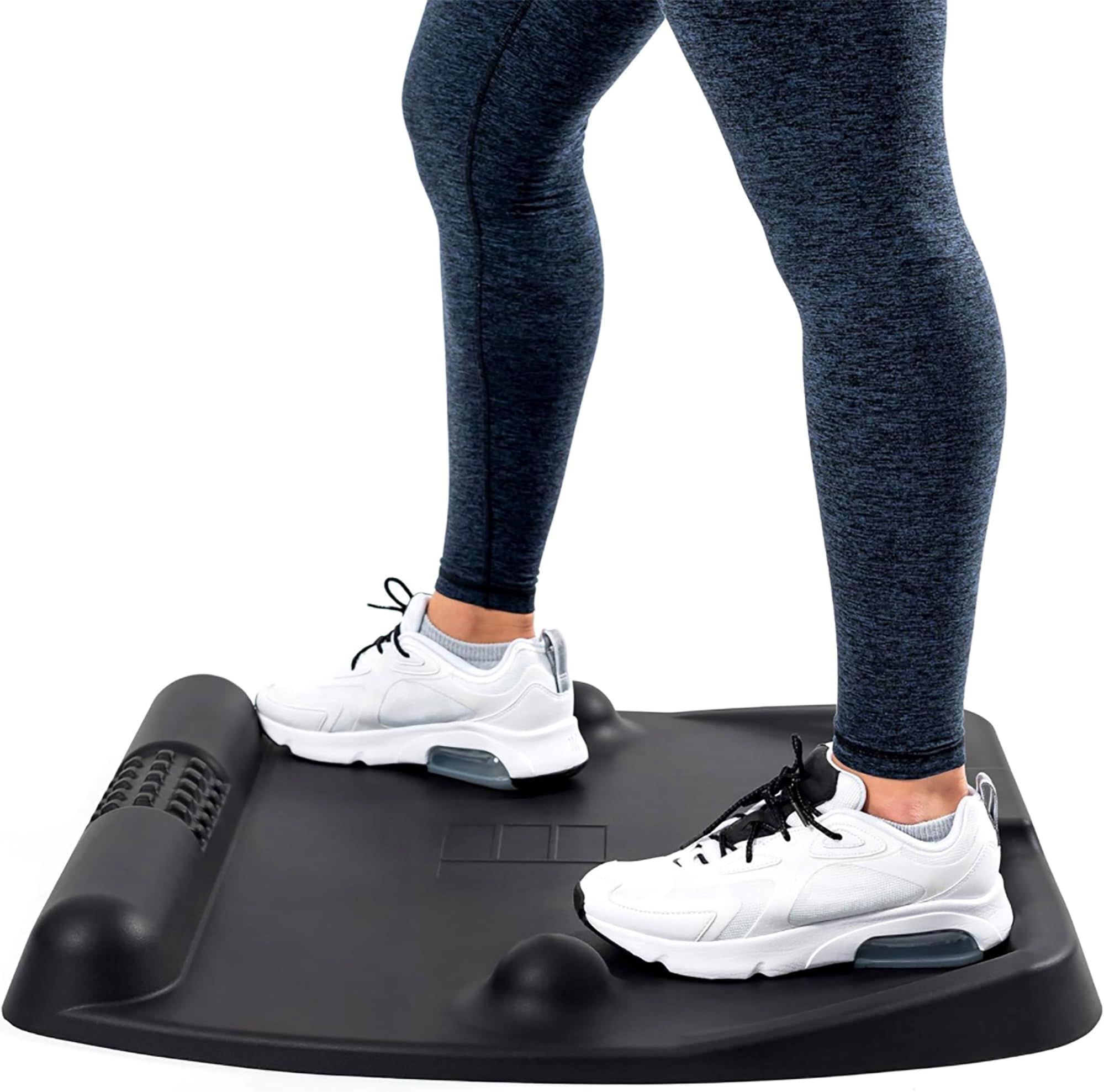 CubeFit - TerraMat Standing Desk Mat - Comfy, Ergonomic, Anti-Fatigue Mat - Perfect for Standing Workstations - Office or Home - Stretches & Massages - 11 Possible Stances!