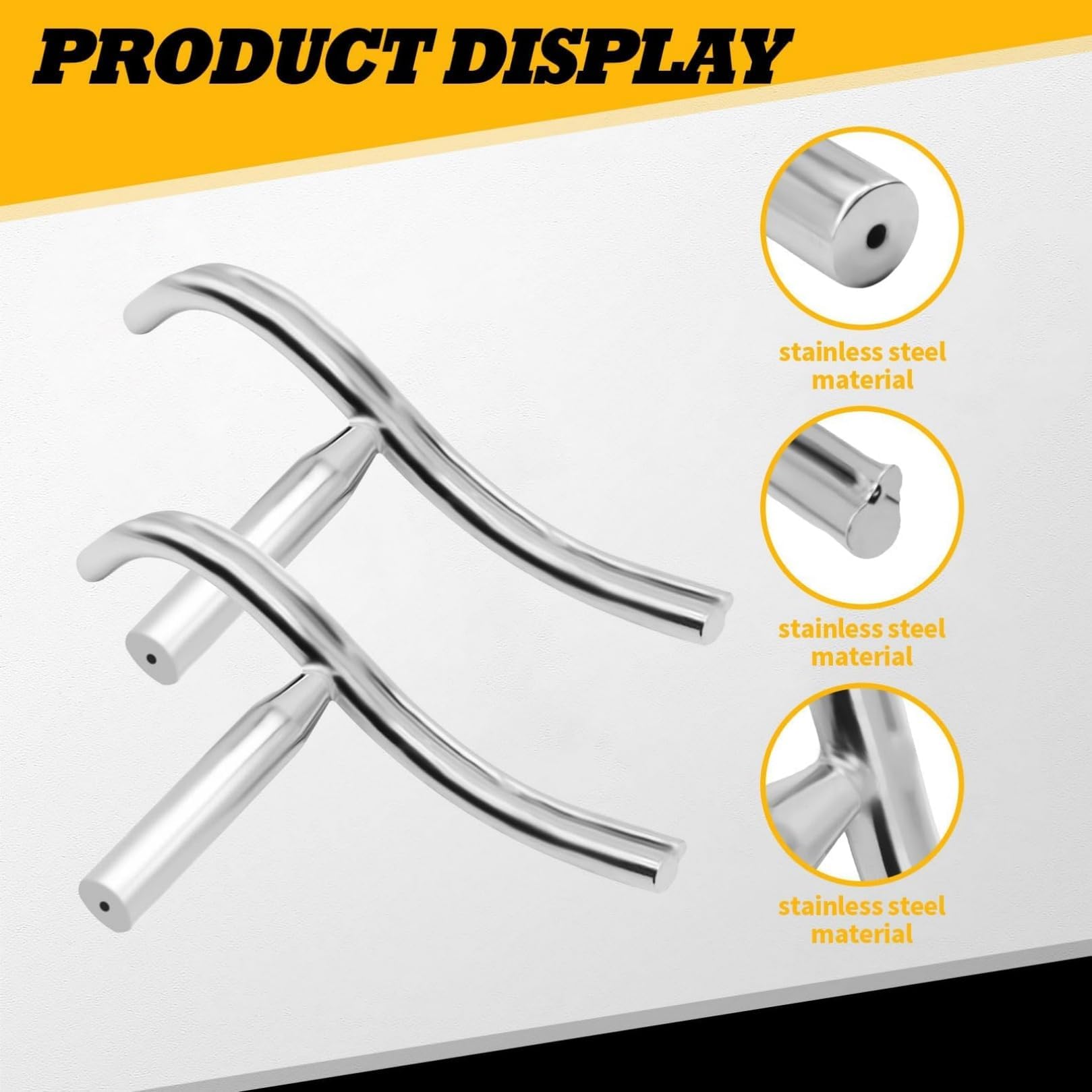 Soporte curvado de acero inoxidable para herramientas de torno de 12 pulgadas, soporte de herramientas de torno de madera con forma para torneado de cuencos, soporte de herramientas de torno