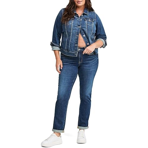 Torrid Women's Plus Size Perfect Boyfriend Mid-Rise Jean