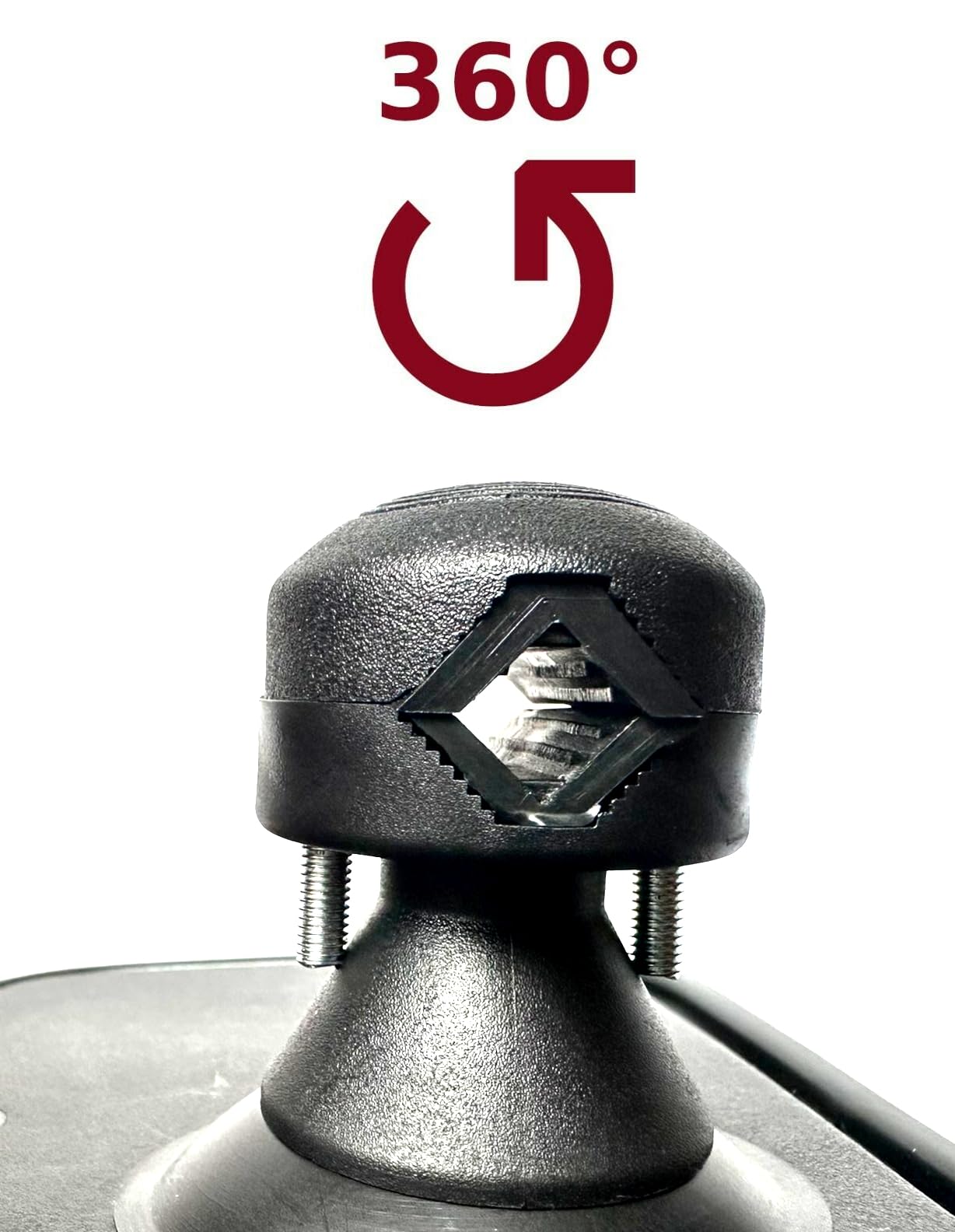 Außenspiegel Rückspiegel Spiegel 375x190mm R1800 Universal für LKW Bagger Traktor (2, nicht Beheizt - Ø10-24 mm)
