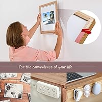 Vista 2 de Cinta de montaje de doble cara, cinta de montaje extraíble multiusos, sin rastro, reutilizable, lavable, cinta adhesiva de gel (16 pies)