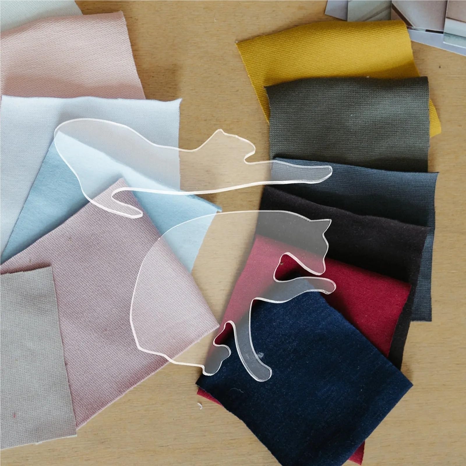 1 Juego De Plantillas De Acolchado Transparentes | Reglas de costura resistentes for manualidades de ropa, herramientas de retales DIY for cortar
