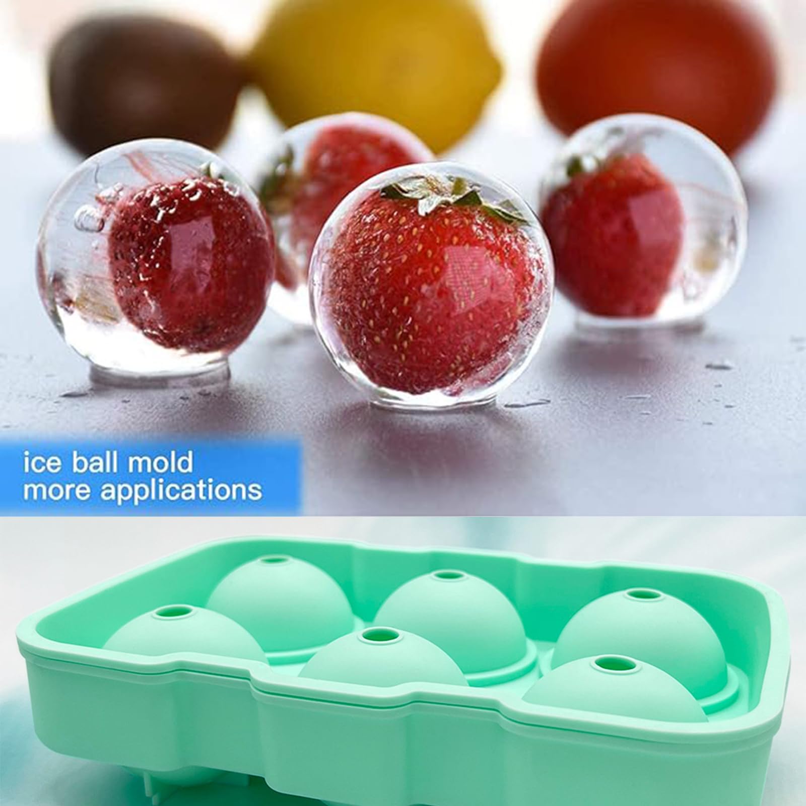 Formaghiaccio 30 Cubetti - Con Coperchio Azzurro - Foto 4