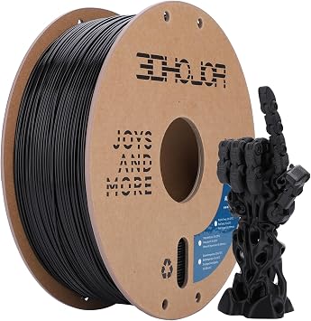 3DHoJor ABS Filament 1.75mm, ABS 1kg Spool 2.2lbs,3D Printer Filament,Dimensional Accuracy +/- 0.03 mm, Fit Most FDM Printer-Black